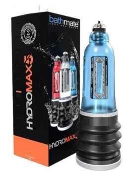 Bathmate Hydromax5 Penis Pump Waterproof Aqua Blue