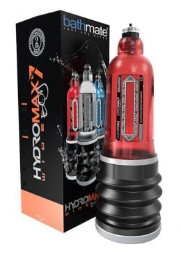 Bathmate Hydromax7 Wide Boy Penis Pump Waterproof Red