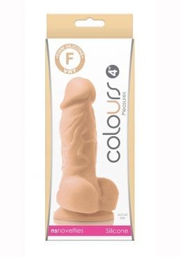 Colours Pleasures Silicone White 4 Inches