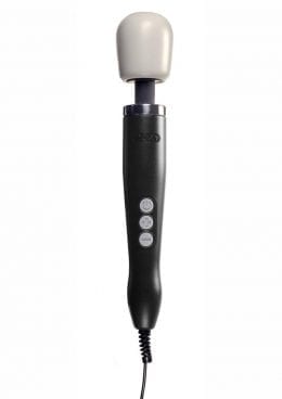 DOXY Plug-In Vibrating Wand Body Massager Black