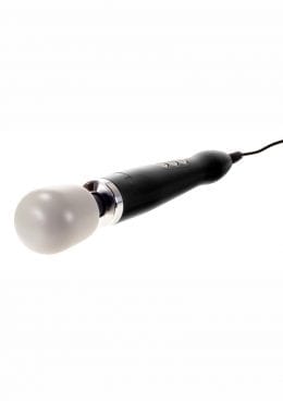 DOXY Plug-In Vibrating Wand Body Massager Black