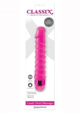 Candy Twirl Massager Waterproof Multi Function