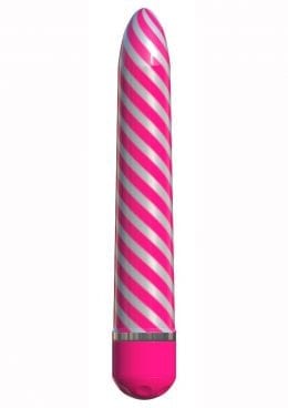 Sweet Swirl Vibrator Pink 8 inch Multi Speed Waterproof