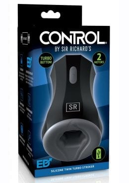 Silicone Twin Turbo Stroker Male Masturbator Multispeed