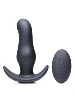 Thump It Curved Silicone Butt Plug  Silicone Rechargeable