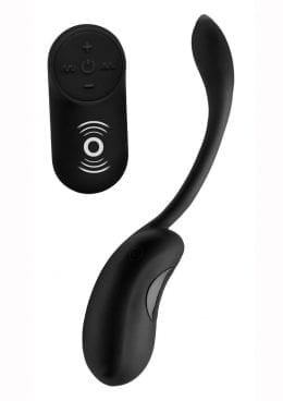 Under Control Silicone Vibrating Pod With Wireless Remote Control Waterproof Black 7 Inch