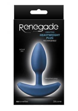Renegade Heavyweight Plug Sm Blue Anal Plug