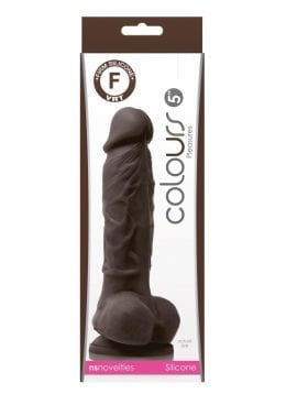 Colours Pleasures Dong 5 Non Vibrating Silicone Brown
