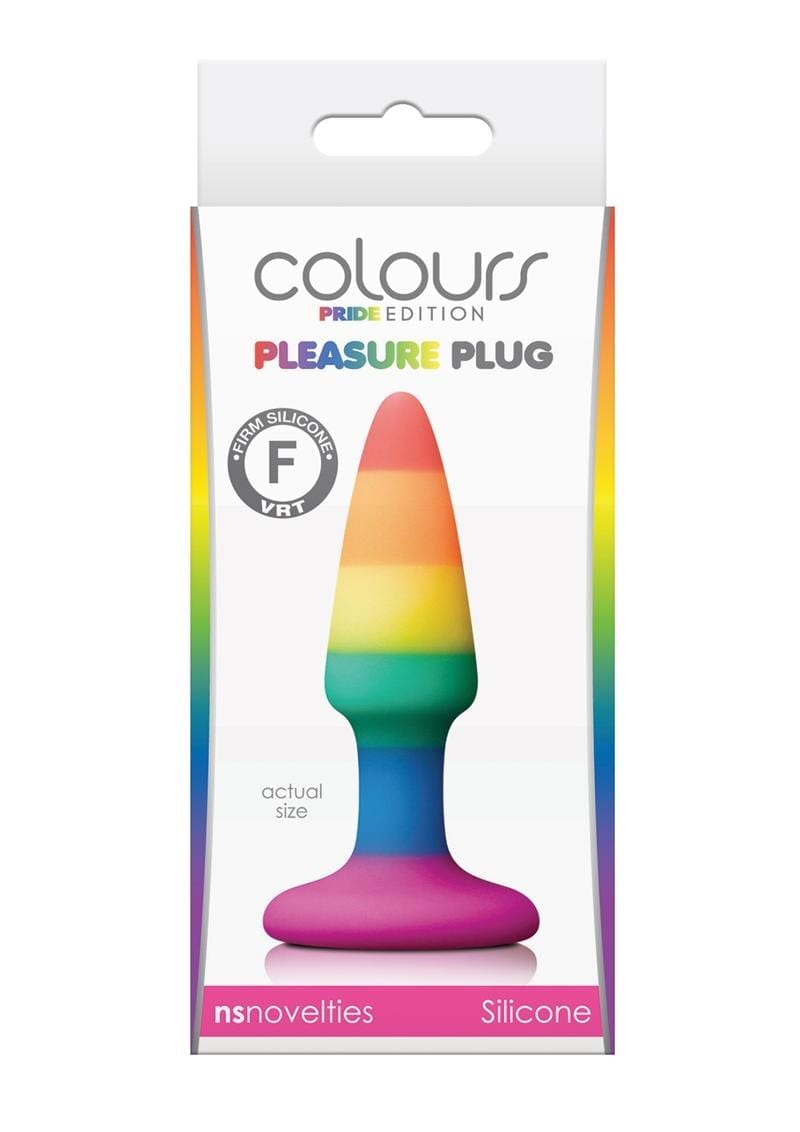 Colours Pride Ed Pleasure Plug Mini Anal Plug Multi Color Silicone Suction Cup Non Vibrating