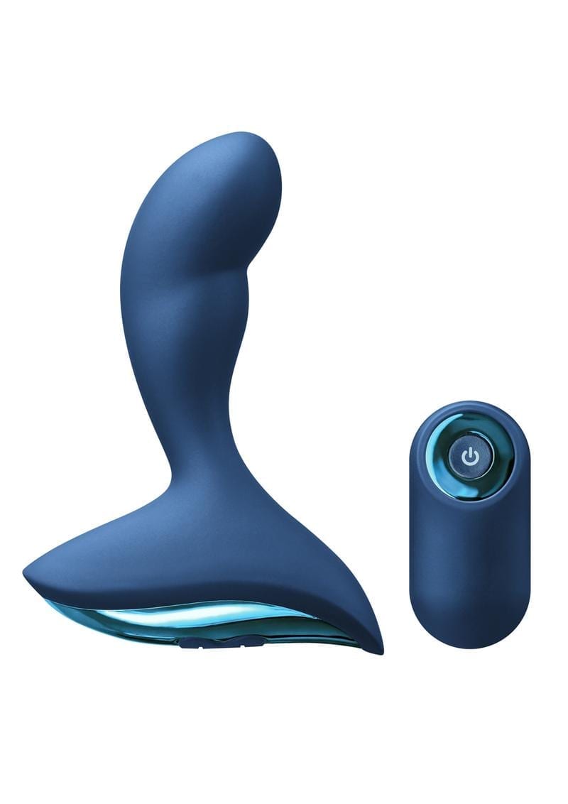 Renegade Mach Ii Blue Anal Prostate Stimulator Remote Control Silicone Rechargeable Shower Proof