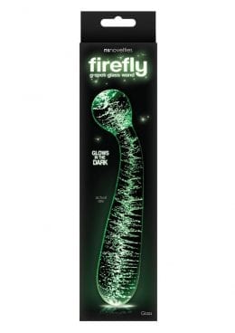 Firefly  G-spot Glass Wand  Glows in the Dark