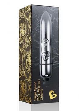 Rocks Off 80 Single Speed Bullet Waterproof Chrome