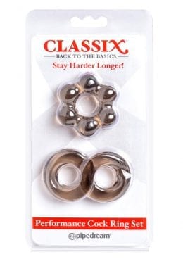 Classix Performance Cock Ring Set Smk