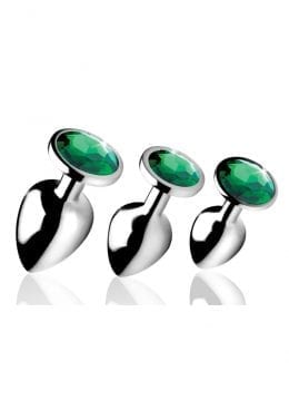 Bootysparks Emerald Gem Plug Set