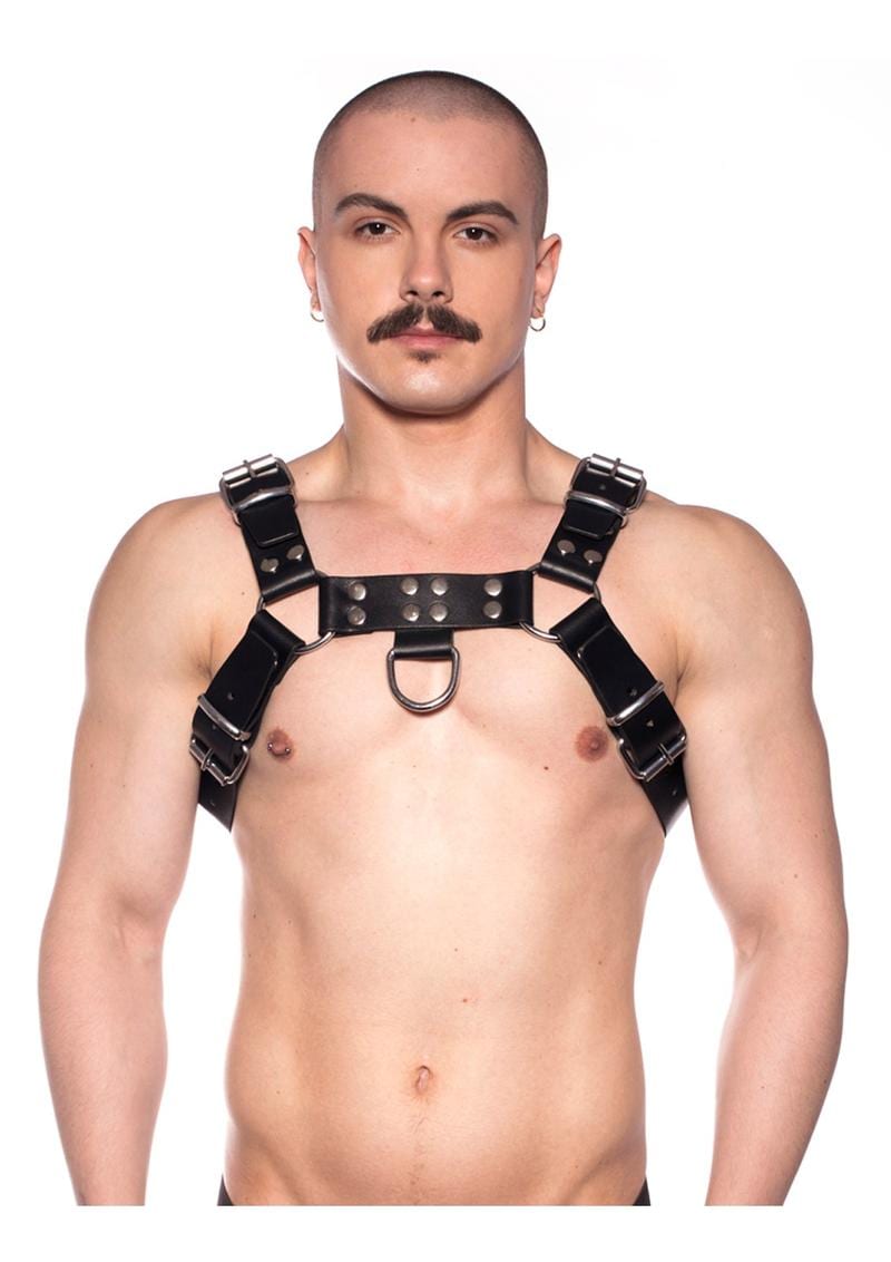 Prowler Red Butch Harness Blk/silv Lg