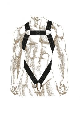 Prowler Red Noir Body Harness Blk Sm