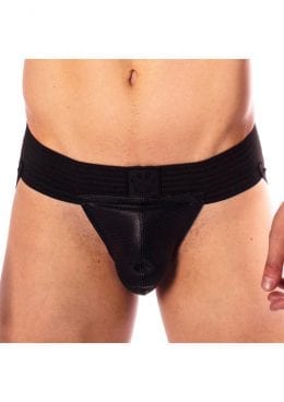 Prowler Red Hole Punch Jock Blk Lg