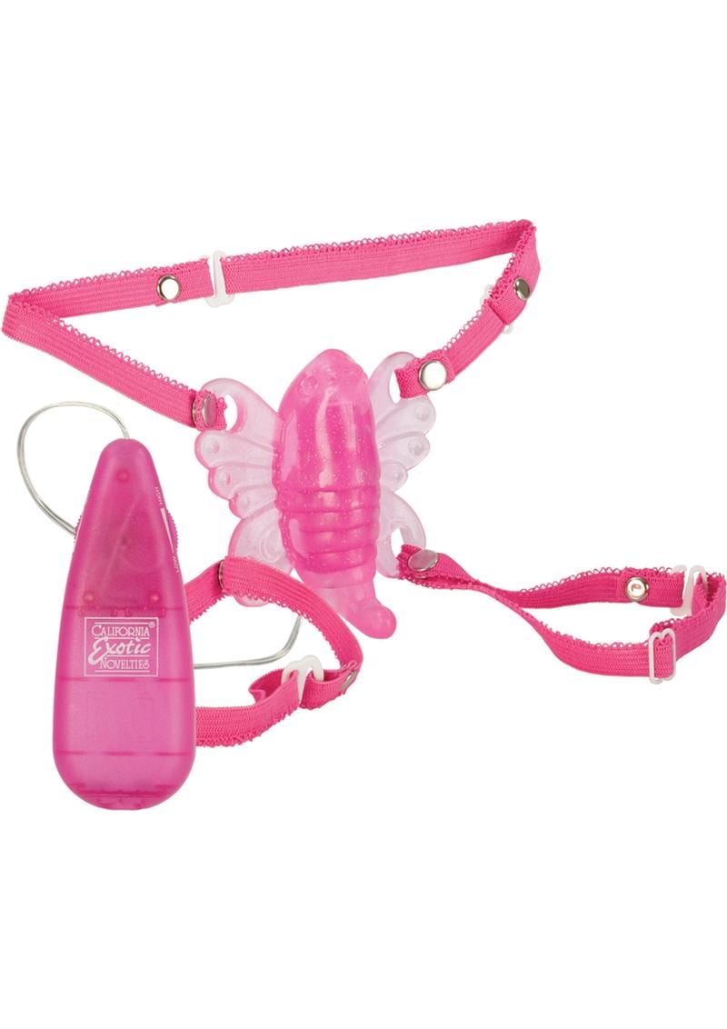 THE ORIGINAL VENUS BUTTERFLY WITH REMOVABLE VIBRATIG BULLET PINK