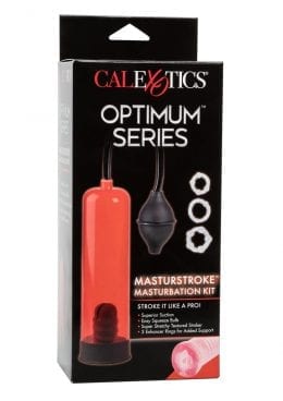 NICK MANNINGS MASTUSTROKE MASTURBATION KIT 8.2 INCH RED