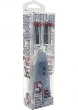Impulse Pocket Paks Slim Twin Bullets Silver