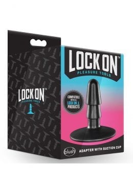 Lock On Adapter W/suction Cup Black