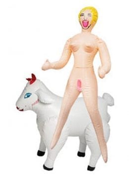 Miniature Series Lil` Peep and Her Sheep Mini Inflatable Dolls