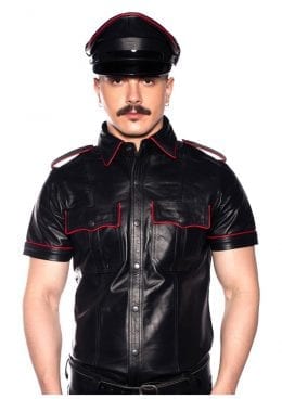 Prowler Red Police Shirt Pipe Blk/red Sm