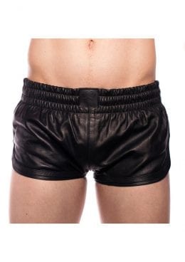 Prowler Red Leather Sport Shorts Xxxl