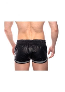 Prowler Red Leather Sport Shorts Gryxxxl
