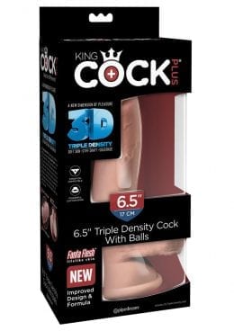 Kc Plus 6.5 Triple Dense Cock W/balls
