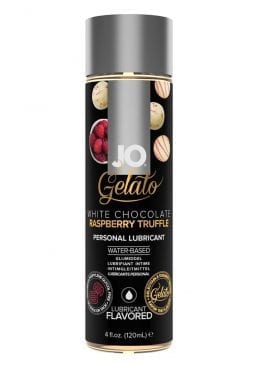 Jo Gelato Water Based  Lube White Chocolate Raspberry 4oz Bottle