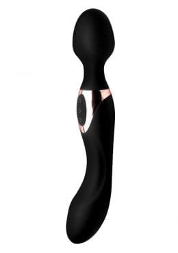 Wand Ess Dbl Silicone Vibe Wand Blk