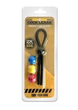 Boneyard Single Cock Leash Black
