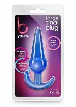 B Yours Large Anal Plug Blue