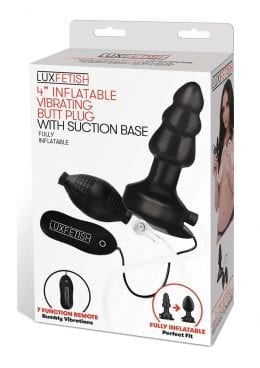 Lux F Inflate Vibe Plug W/suction 4