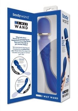 Bodywand Luxe 2-Way Wand Massager - Blue