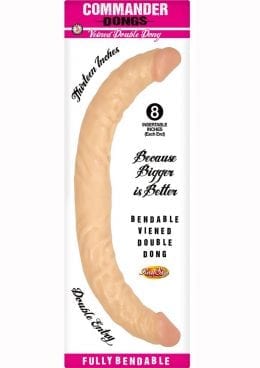 Commander Dongs Veined Double Dong - Vanilla