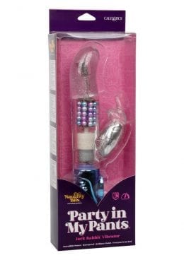 Naughty Bits Party In My Pants Rabbit Vibrator - Blue