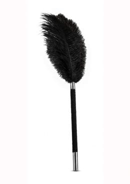 Noir Soft Feather Tickler - Black