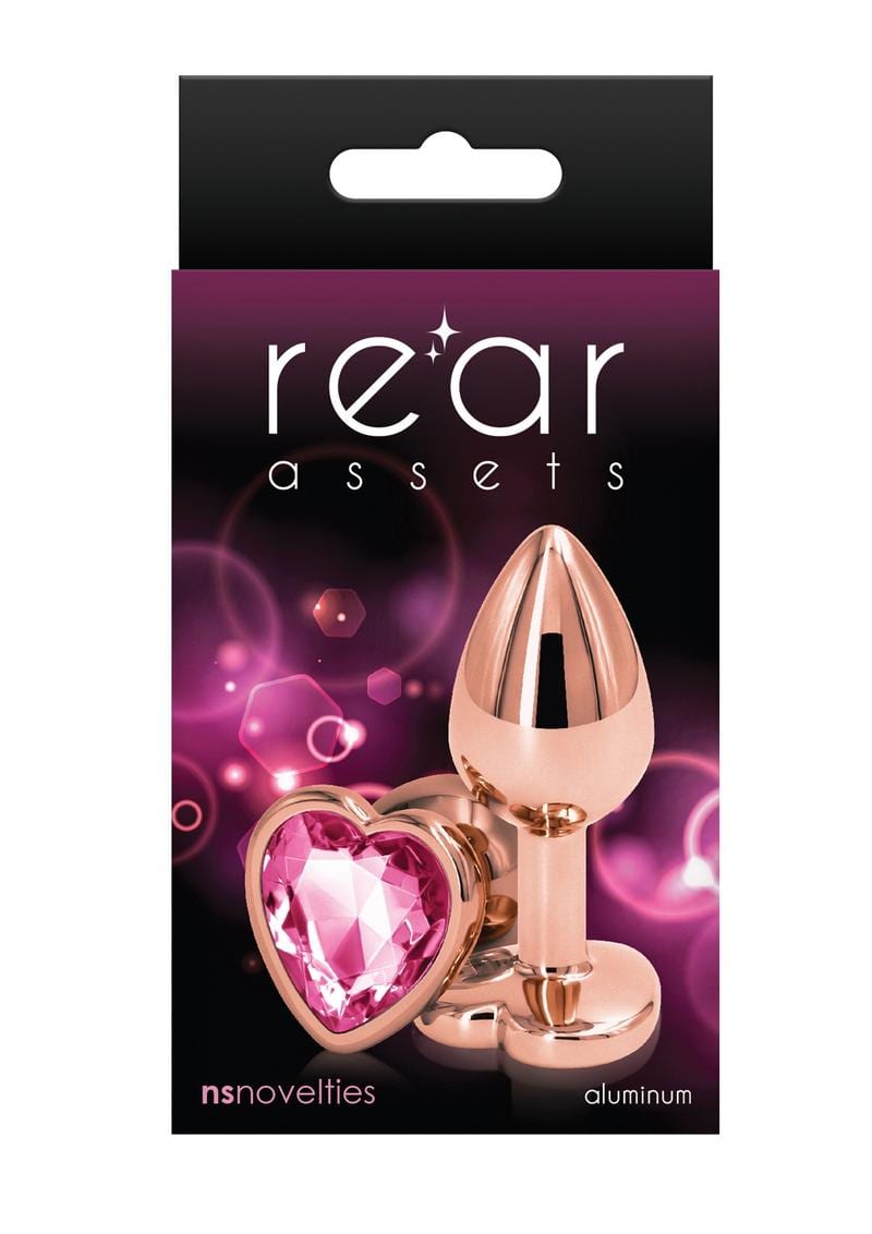 Rear Assets Rose Gold Heart Small Pink