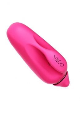 VeDO Vivi Rechargeable Silicone Finger Vibrator - Foxy Pink