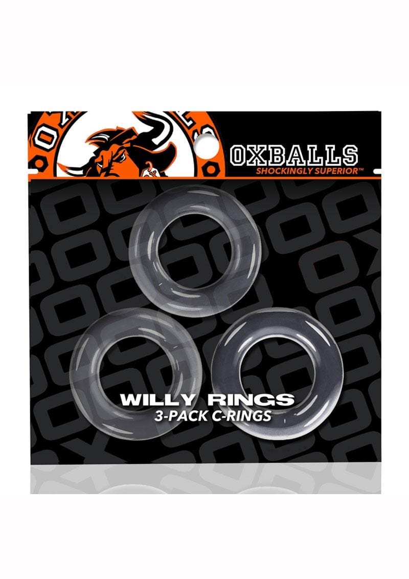 Oxballs Willy Rings 3pk Clear