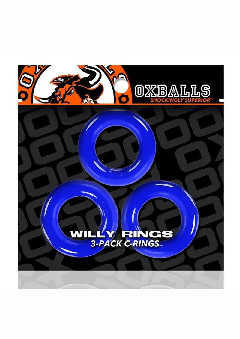 Oxballs Willy Rings 3pk Blue