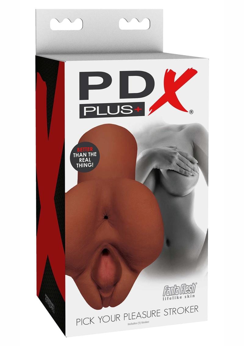 PDX Plus Pick Your Pleasure Stroker - Chocolate