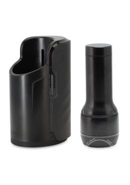 230 Strokes per mintue! Kiiroo Keon Combo Set Rechargeable Interactive Masturbator With Stroker - Black - Image 2