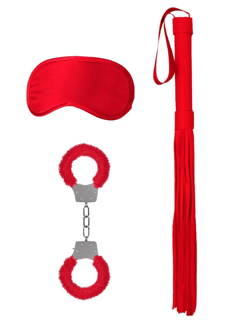 Ouch! Kits Introductory Bondage Kit #1 3pc - Red