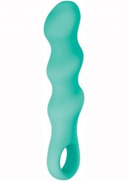 Triple Teaser Silicone Rechargeable Triple Motor Vibrator - Aqua