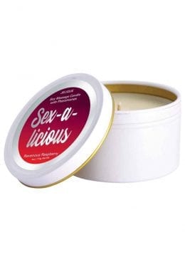 Massage Candle Pheromone Sex-A-Licious Ravenous Raspberry 4oz.