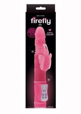 Firefly Lola Glow In The Dark Thrusting andamp; Rotating Rabbit - Pink
