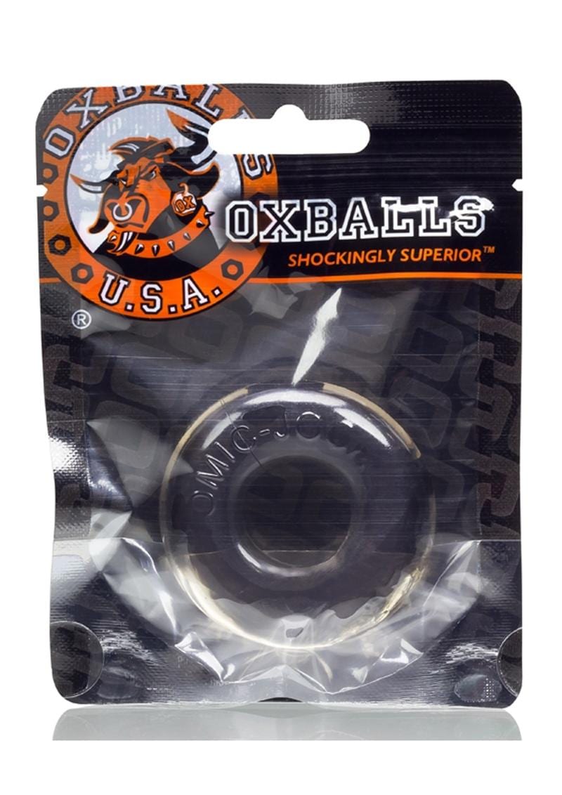 Oxballs Atomic Jock Do-Nut-2 Fatty Cock Ring - Smoke
